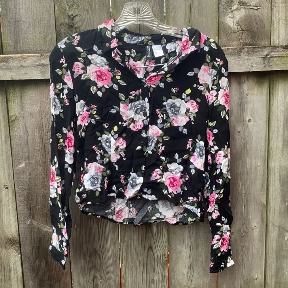 H&M floral top sz. 4